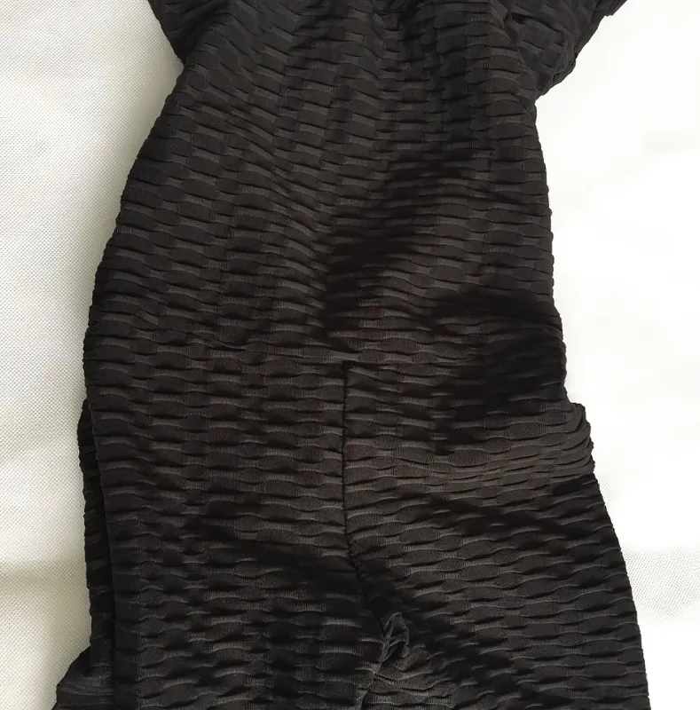 Women's Textured Open-Back Yoga Jumpsuit - SF0118