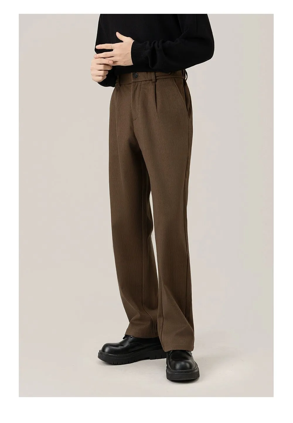 Zhou High Waist Bootcut Trousers