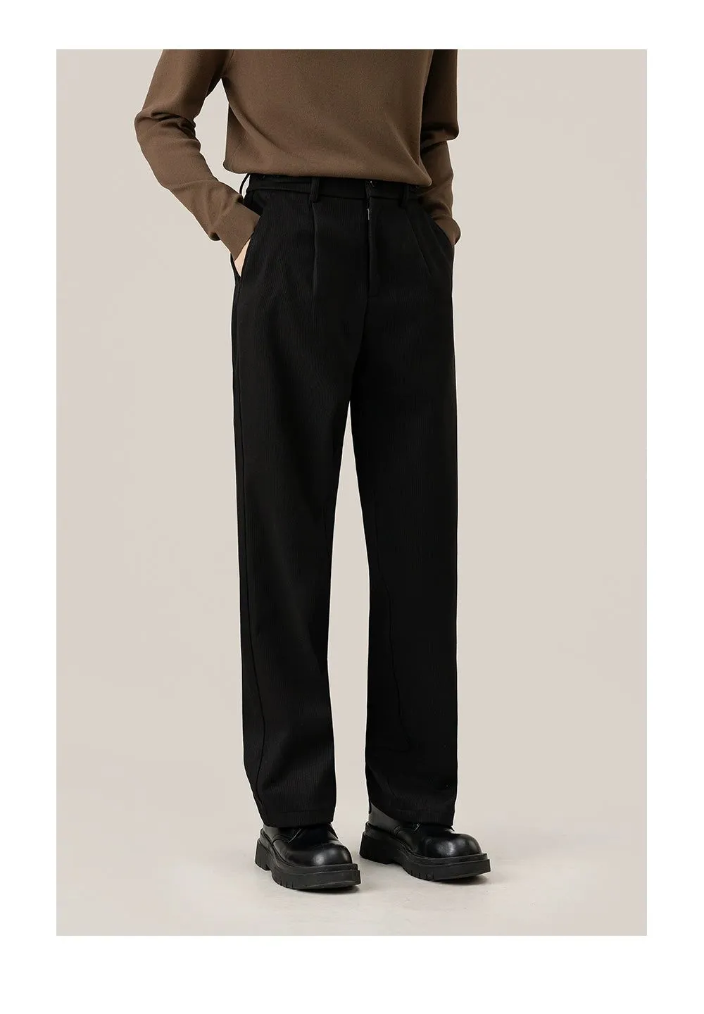 Zhou High Waist Bootcut Trousers